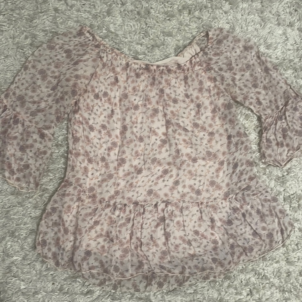 Peplum boutique top